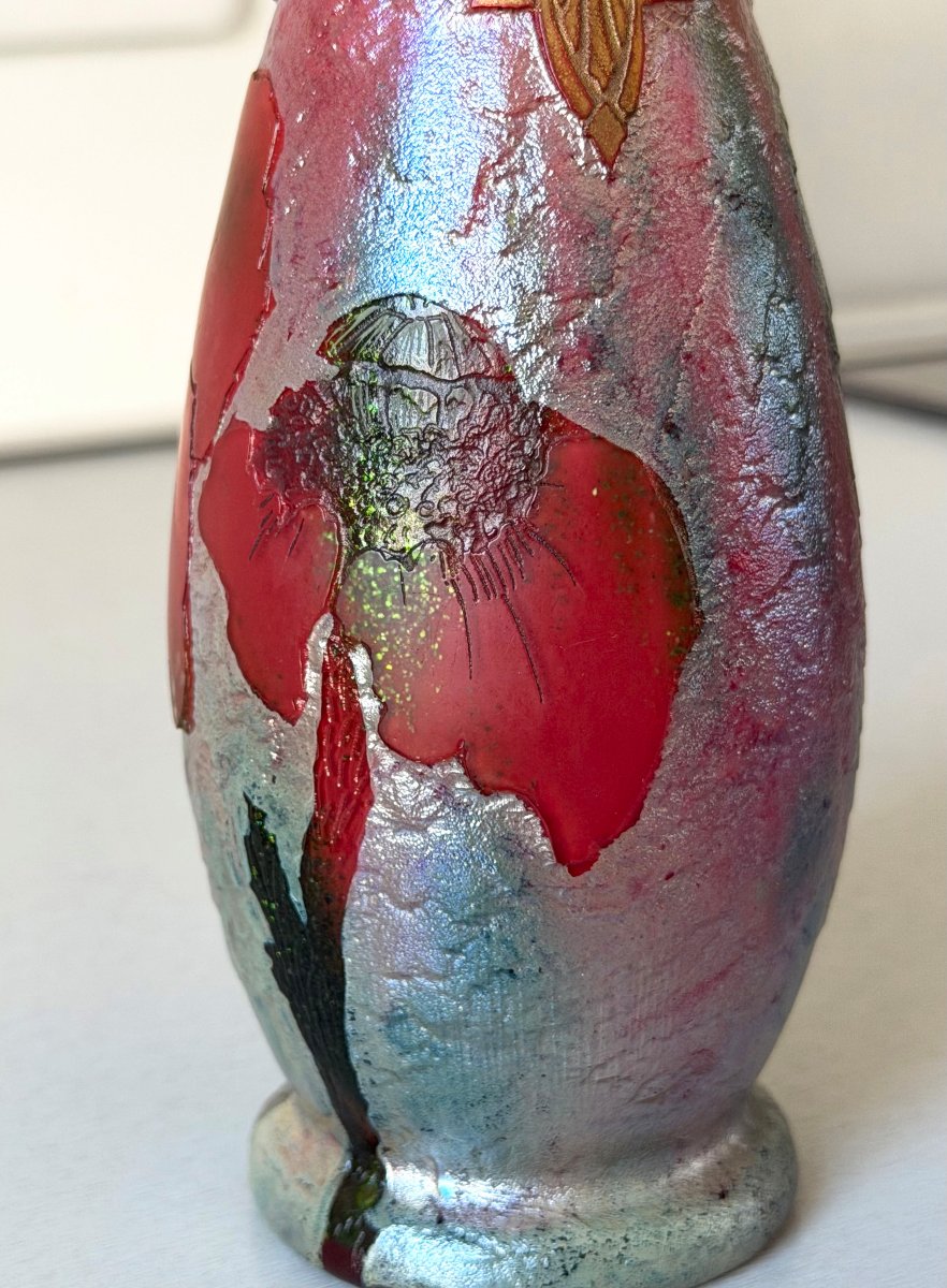 Legras Art Nouveau Vase, Indiana Series-photo-4