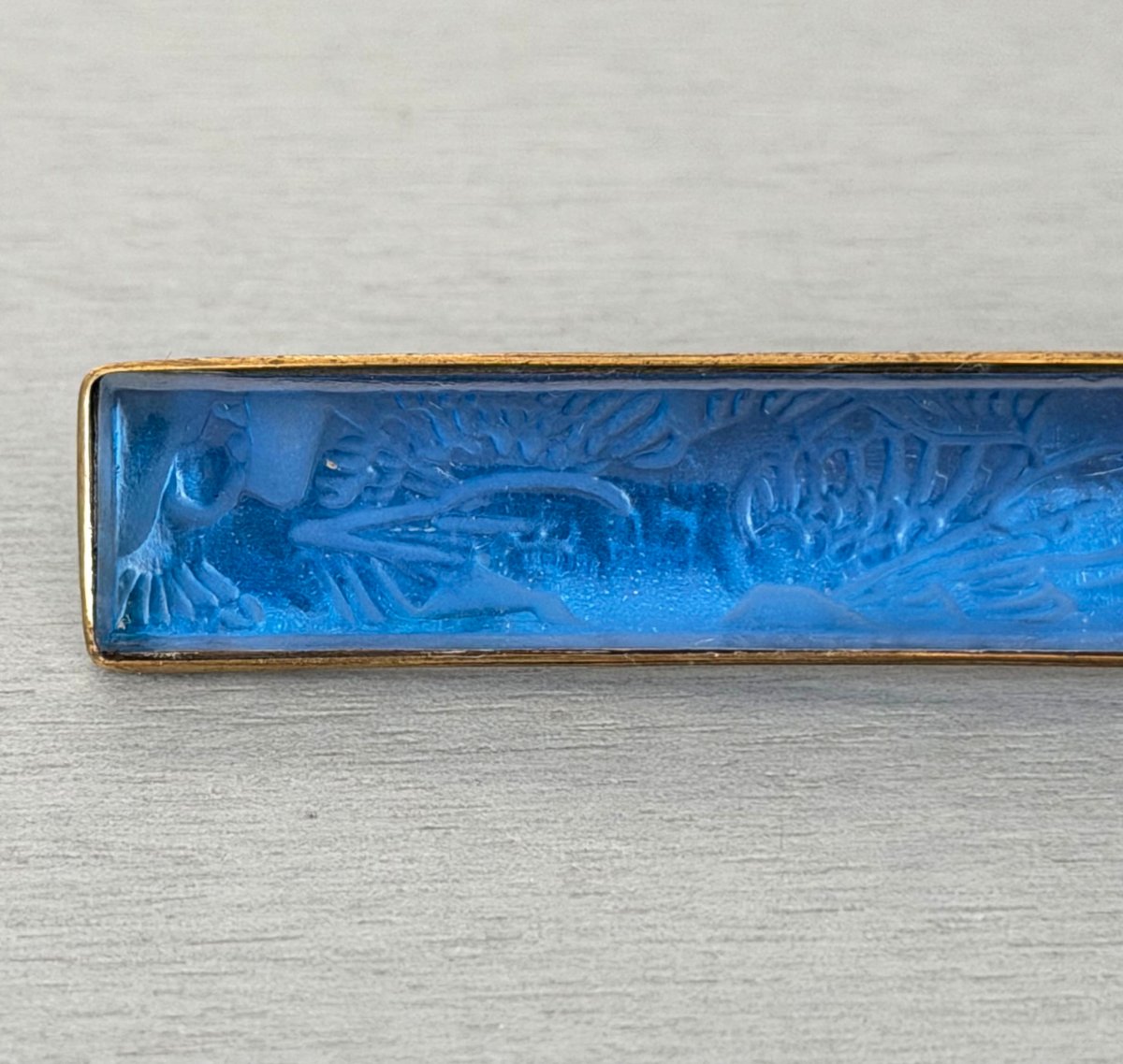 René Lalique Art Deco "bird Barrette" Brooch-photo-2