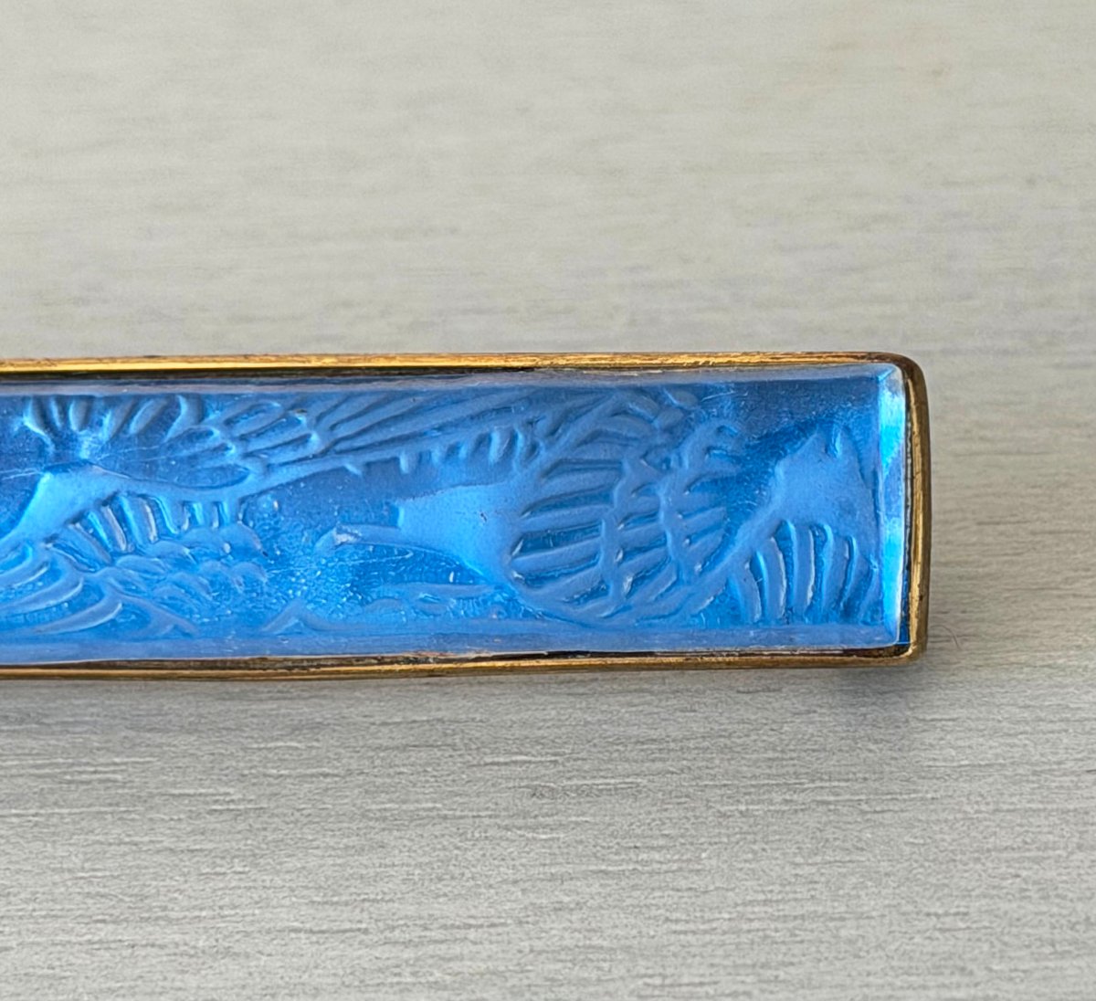 René Lalique Art Deco "bird Barrette" Brooch-photo-4