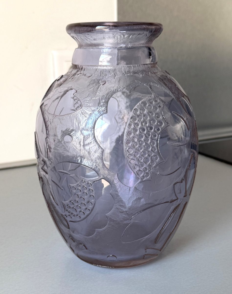 Vase Art Déco Daum Nancy vers 1930-photo-4