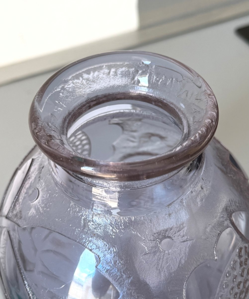 Vase Art Déco Daum Nancy vers 1930-photo-1