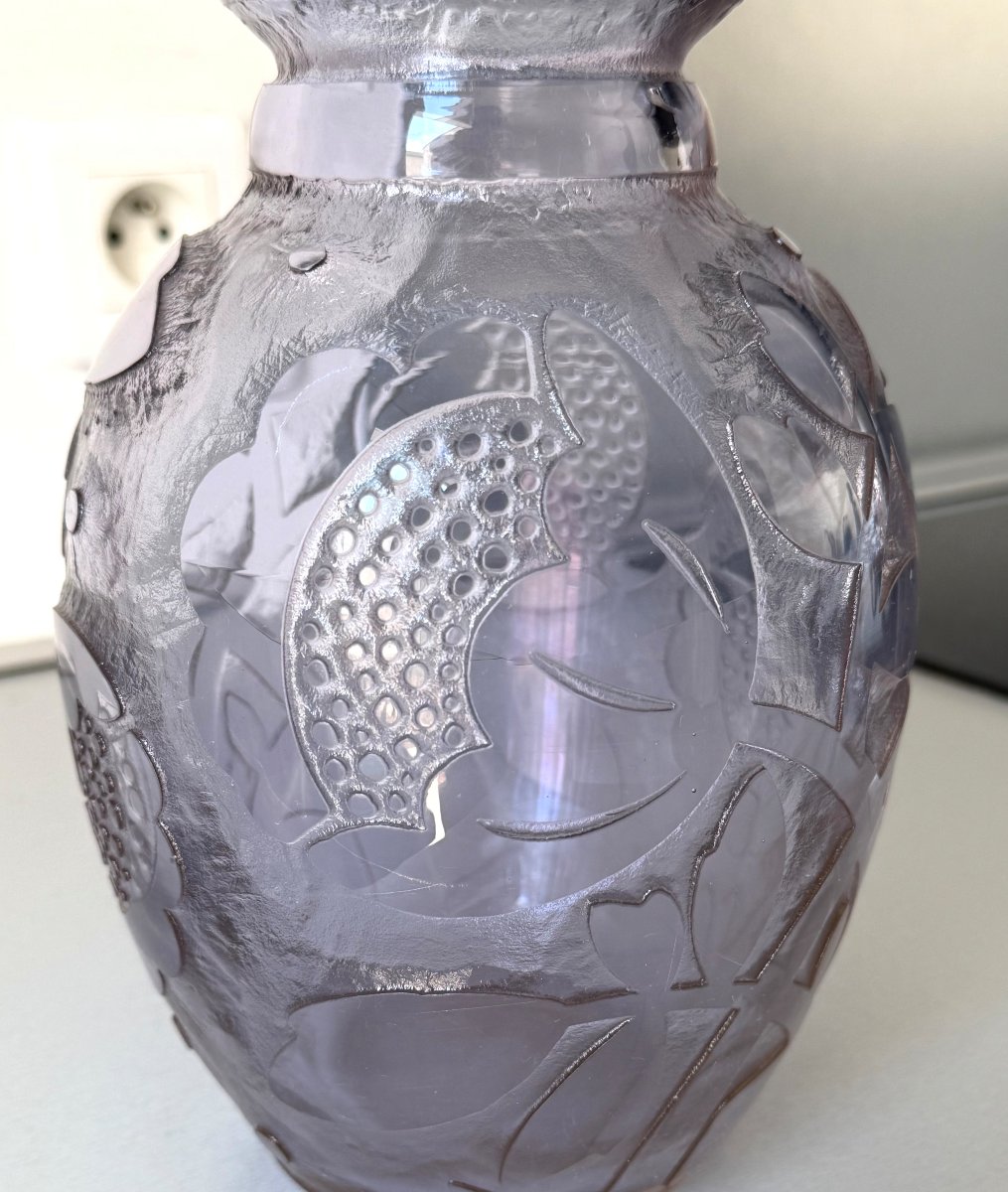 Vase Art Déco Daum Nancy vers 1930-photo-3