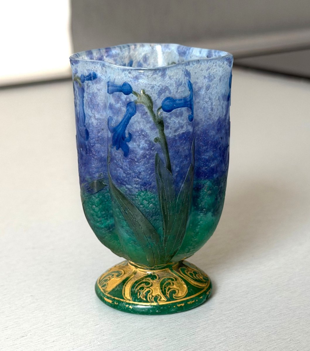 Vase Art Nouveau aux Jacinthes Daum Nancy-photo-2