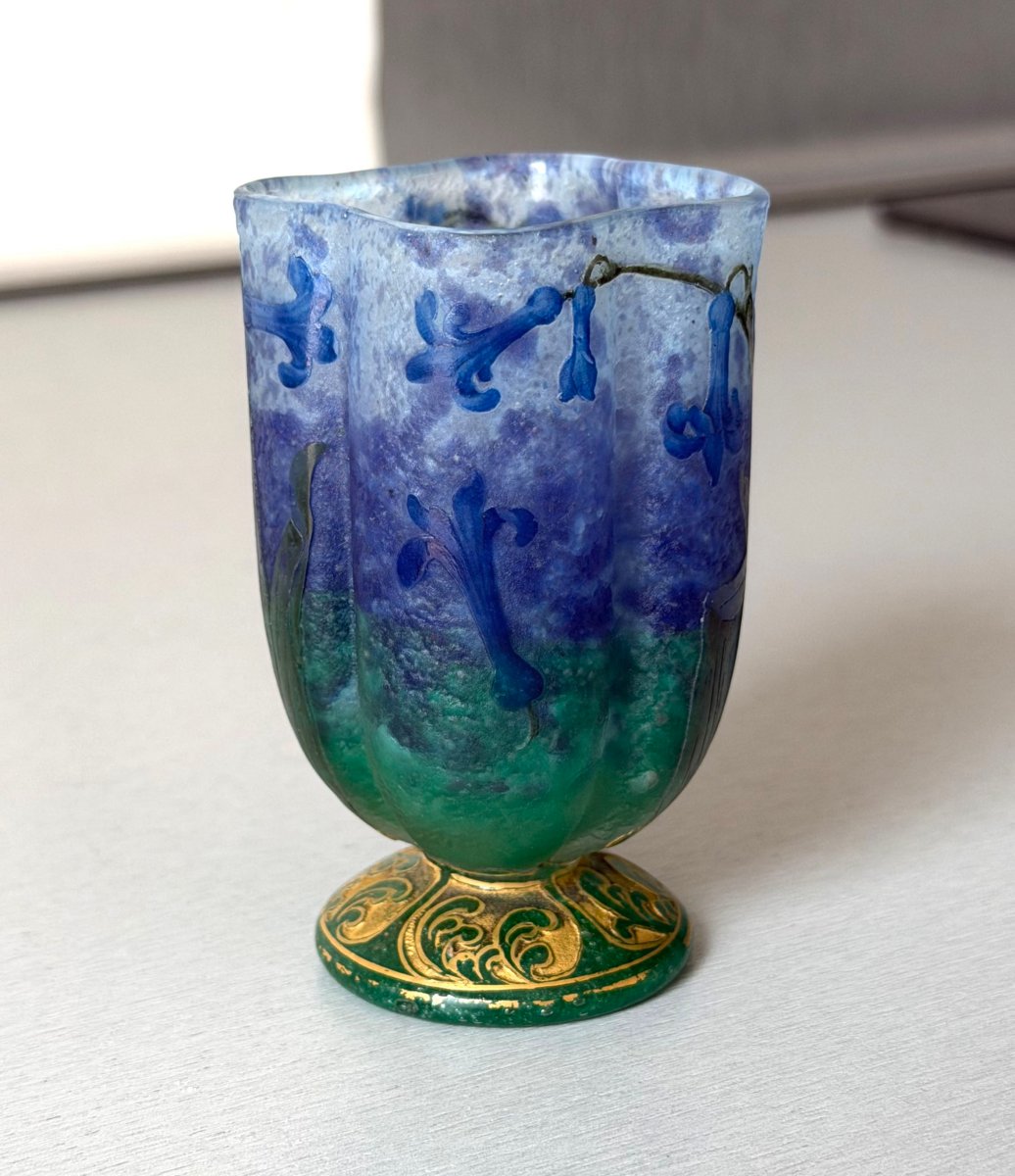 Vase Art Nouveau aux Jacinthes Daum Nancy-photo-3
