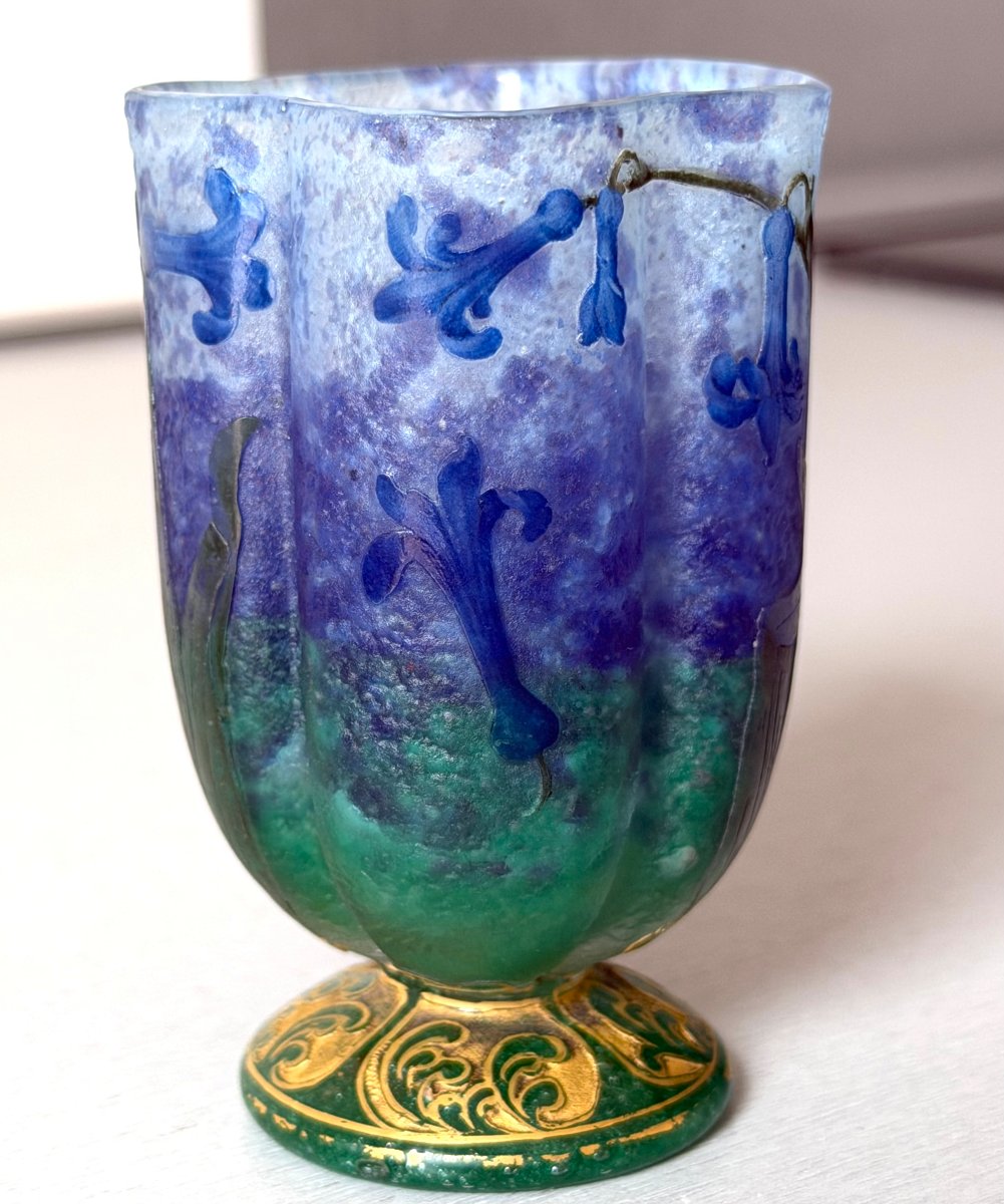 Vase Art Nouveau aux Jacinthes Daum Nancy-photo-4