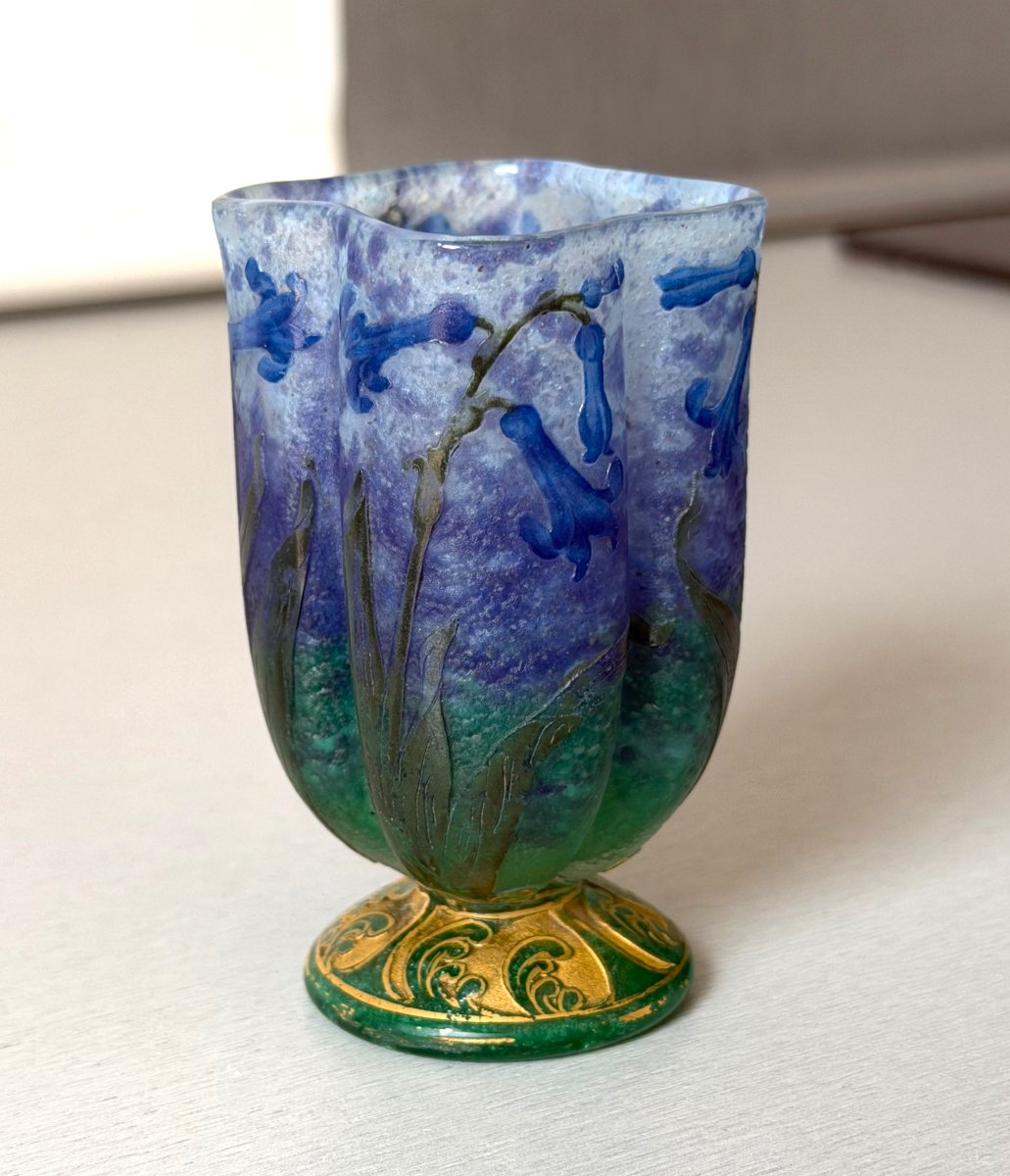 Vase Art Nouveau aux Jacinthes Daum Nancy