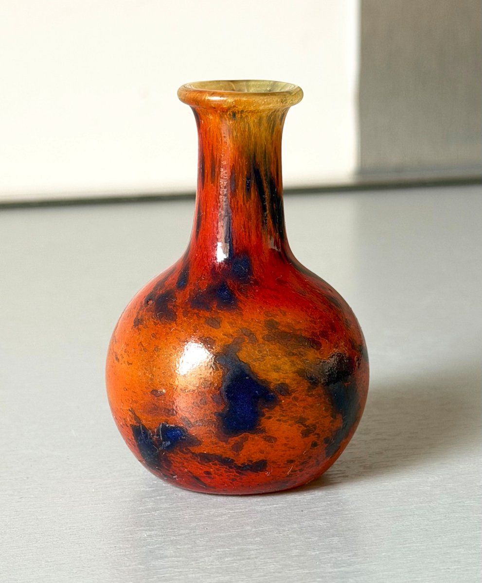 "bijou" Art Deco Vase By Charles Schneider - Le Verre Français