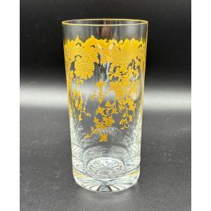 Verre à Orangeade En Cristal De Saint Louis Modèle Massenet Or