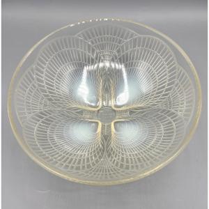 Coupe Art Déco "Coquilles N°1" René Lalique Verre Opalescent