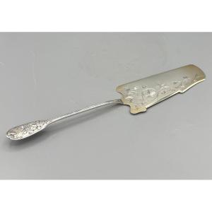 Hack Charles & Hourdequin Achille Art Nouveau Silver Cake Server