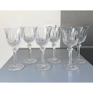 6 Verres à Eau en Cristal Saint Louis modèle Tommy