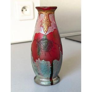 Legras Art Nouveau Vase, Indiana Series
