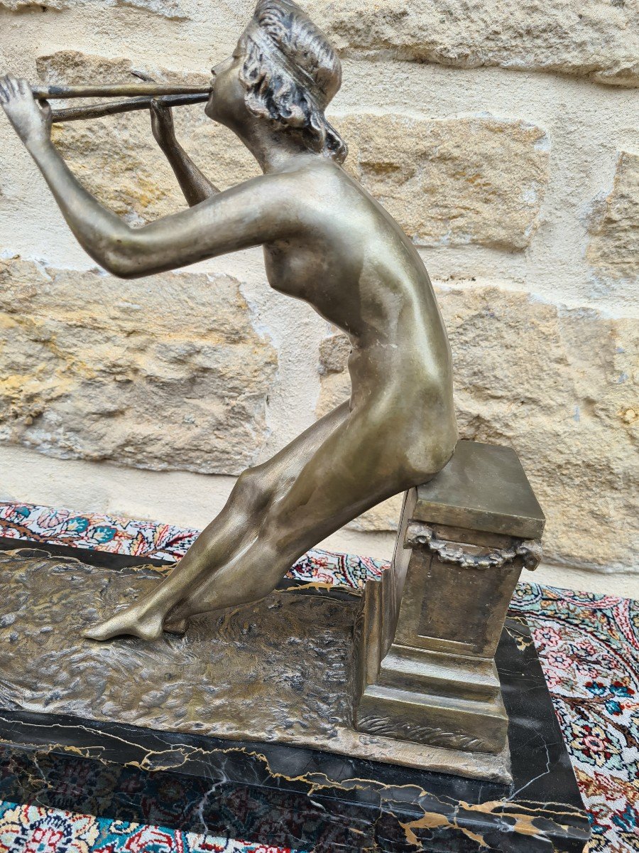 Bronze Art Déco Signé Fugère-photo-2