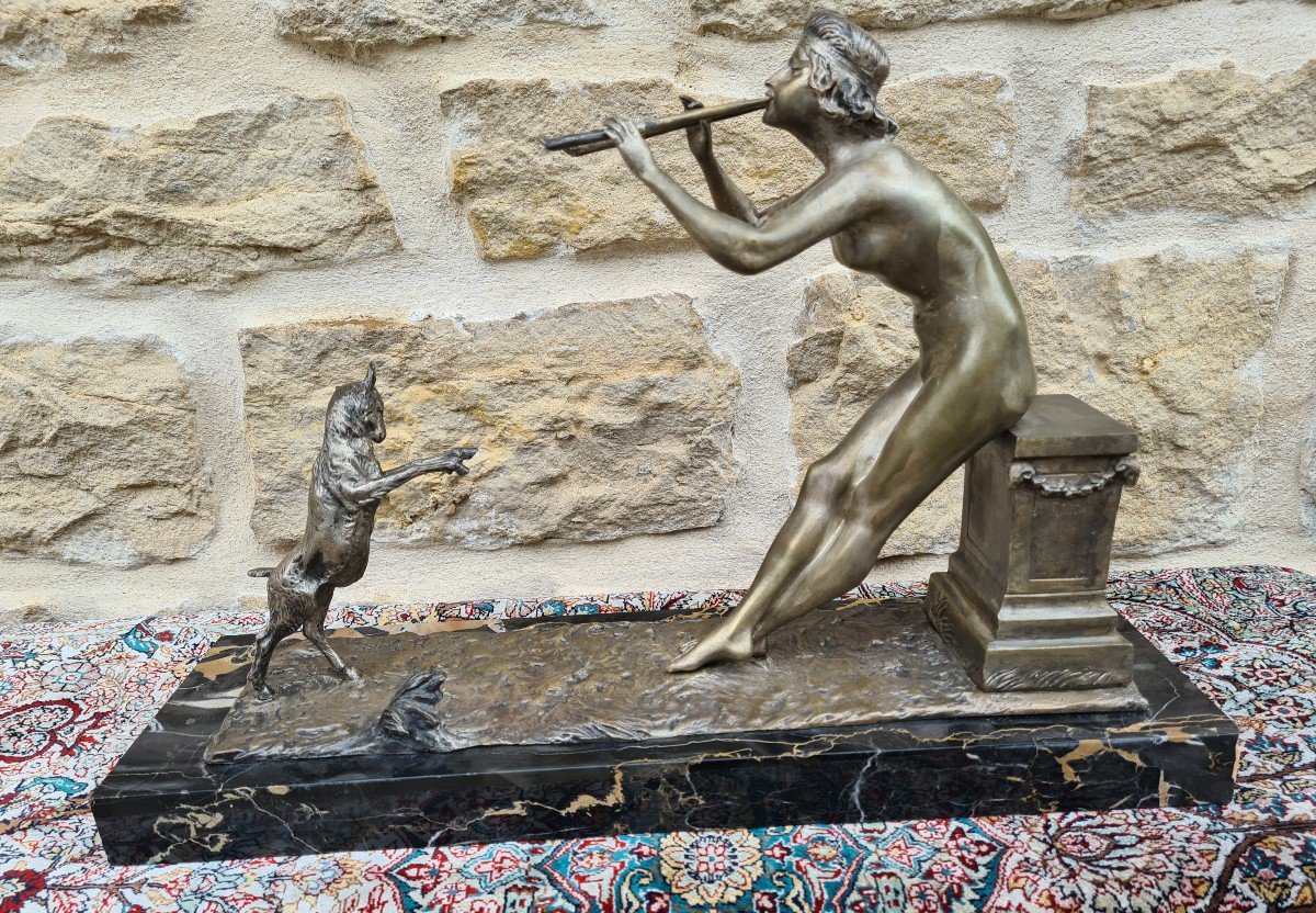 Bronze Art Déco Signé Fugère-photo-3