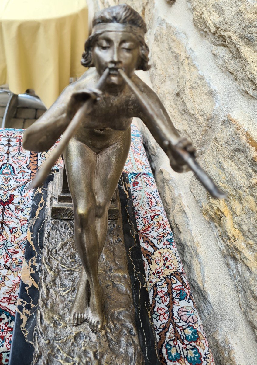 Bronze Art Déco Signé Fugère-photo-5