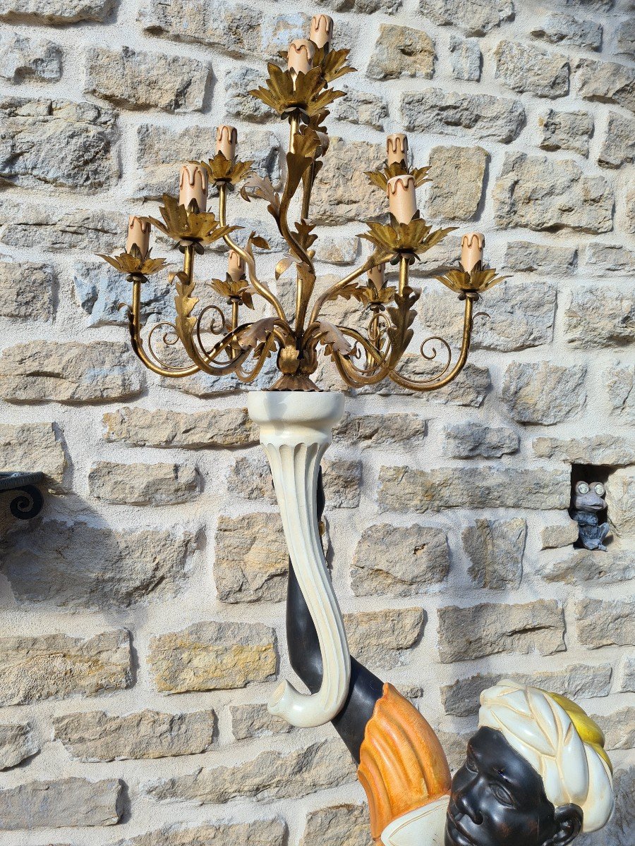 Lampadaire Torchère Au Nubien 20 éme-photo-4