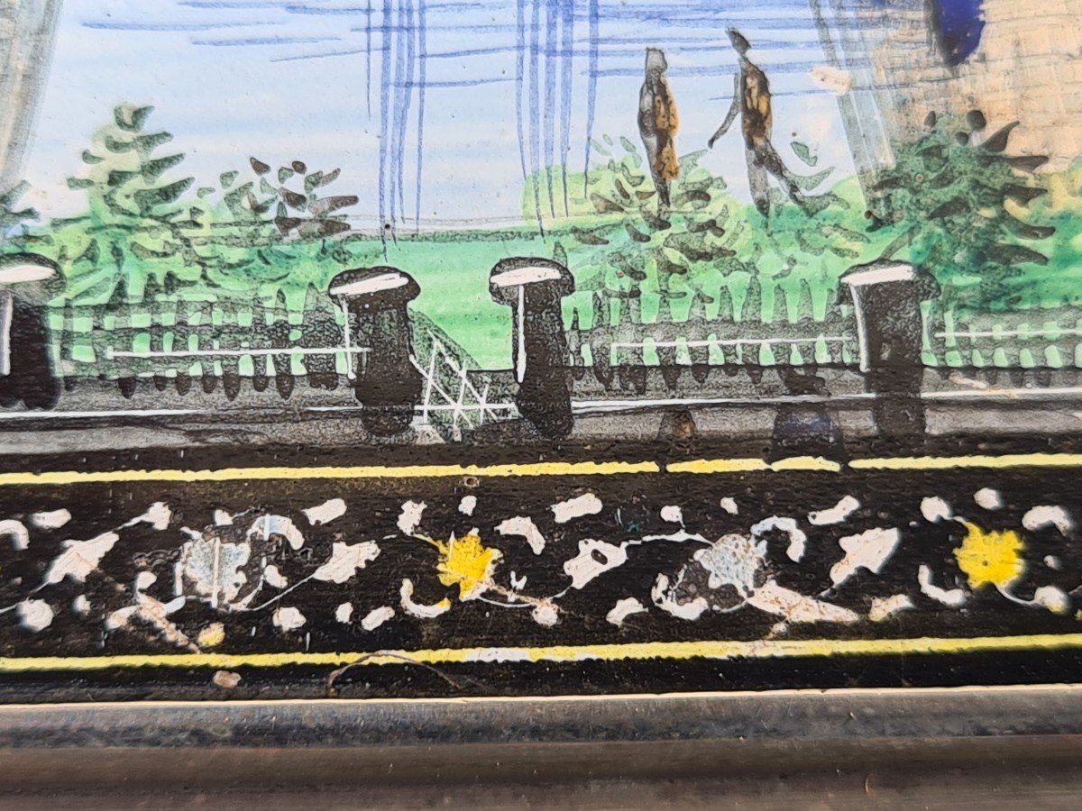 Silver Enamel Box "the Blue Mosque"-photo-2