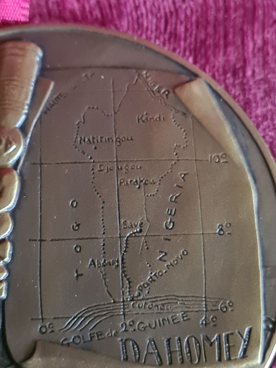 Médaille, IIIe République, Exposition Coloniale De Paris, Côte D’ivoire, Femme Du Bornou-photo-4
