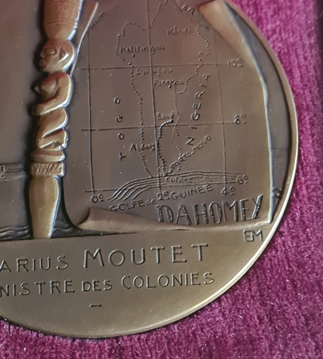 Médaille, IIIe République, Exposition Coloniale De Paris, Côte D’ivoire, Femme Du Bornou-photo-5