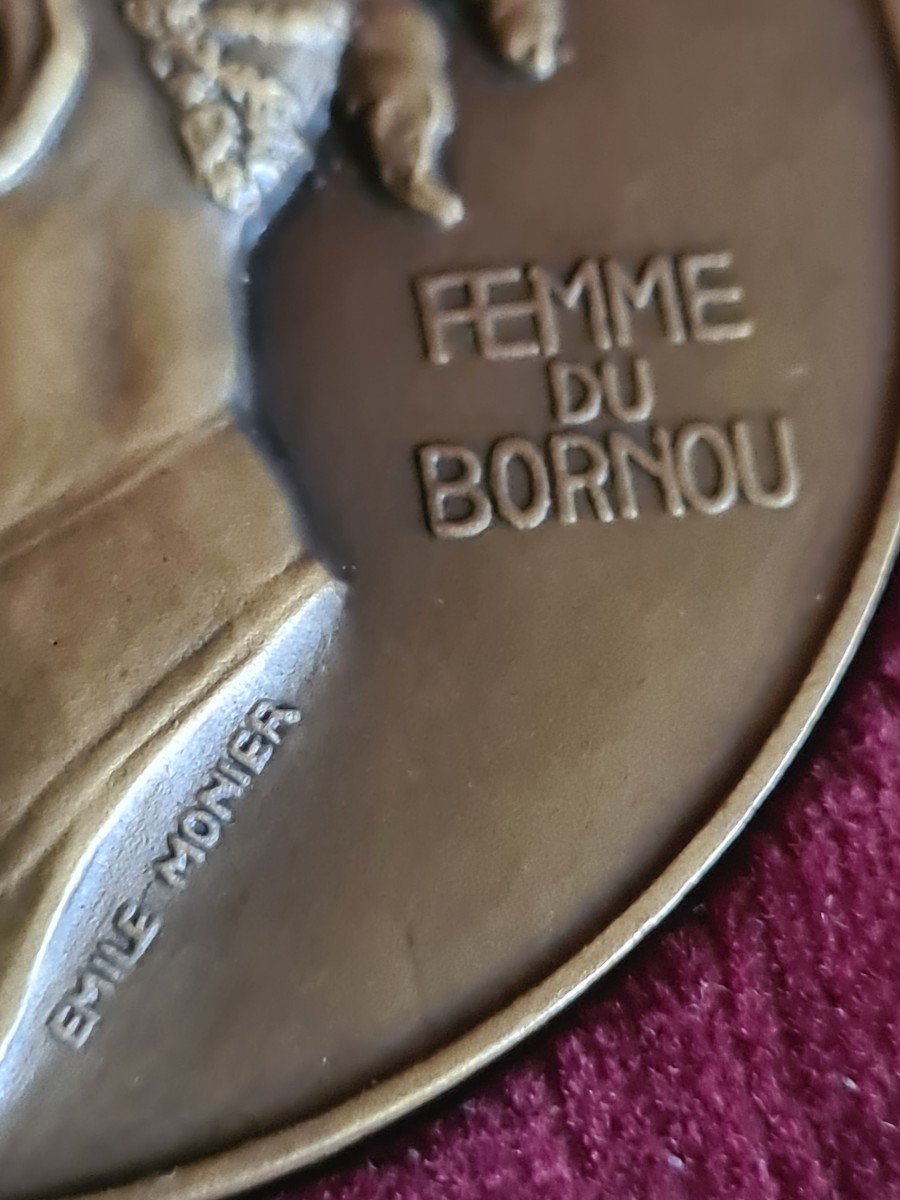 Médaille, IIIe République, Exposition Coloniale De Paris, Côte D’ivoire, Femme Du Bornou-photo-7