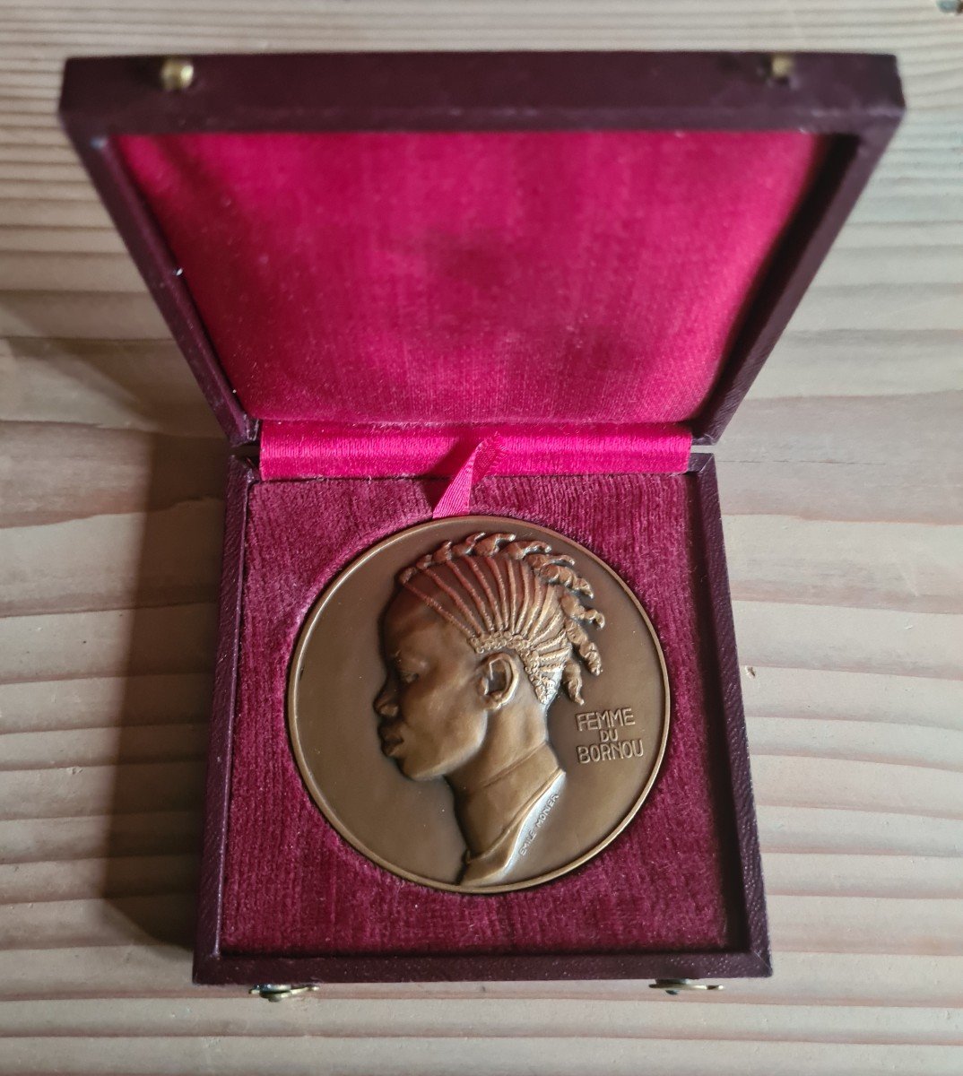 Médaille, IIIe République, Exposition Coloniale De Paris, Côte D’ivoire, Femme Du Bornou