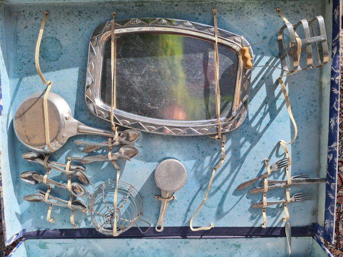 Child's Dinette Toy In Its Box-photo-4