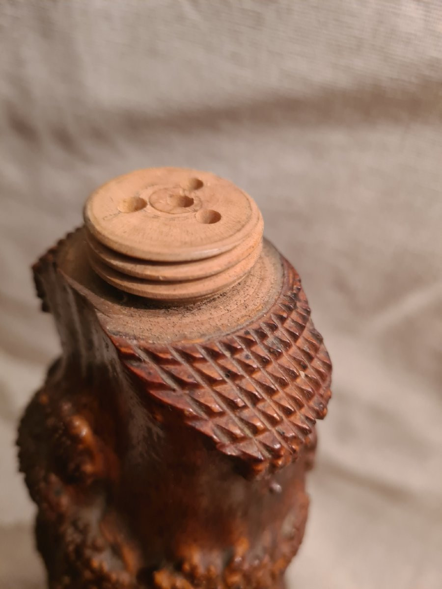 Pepper Shaker Made Of Boxwood And Boxwood Root, Jura Folk Art-photo-7