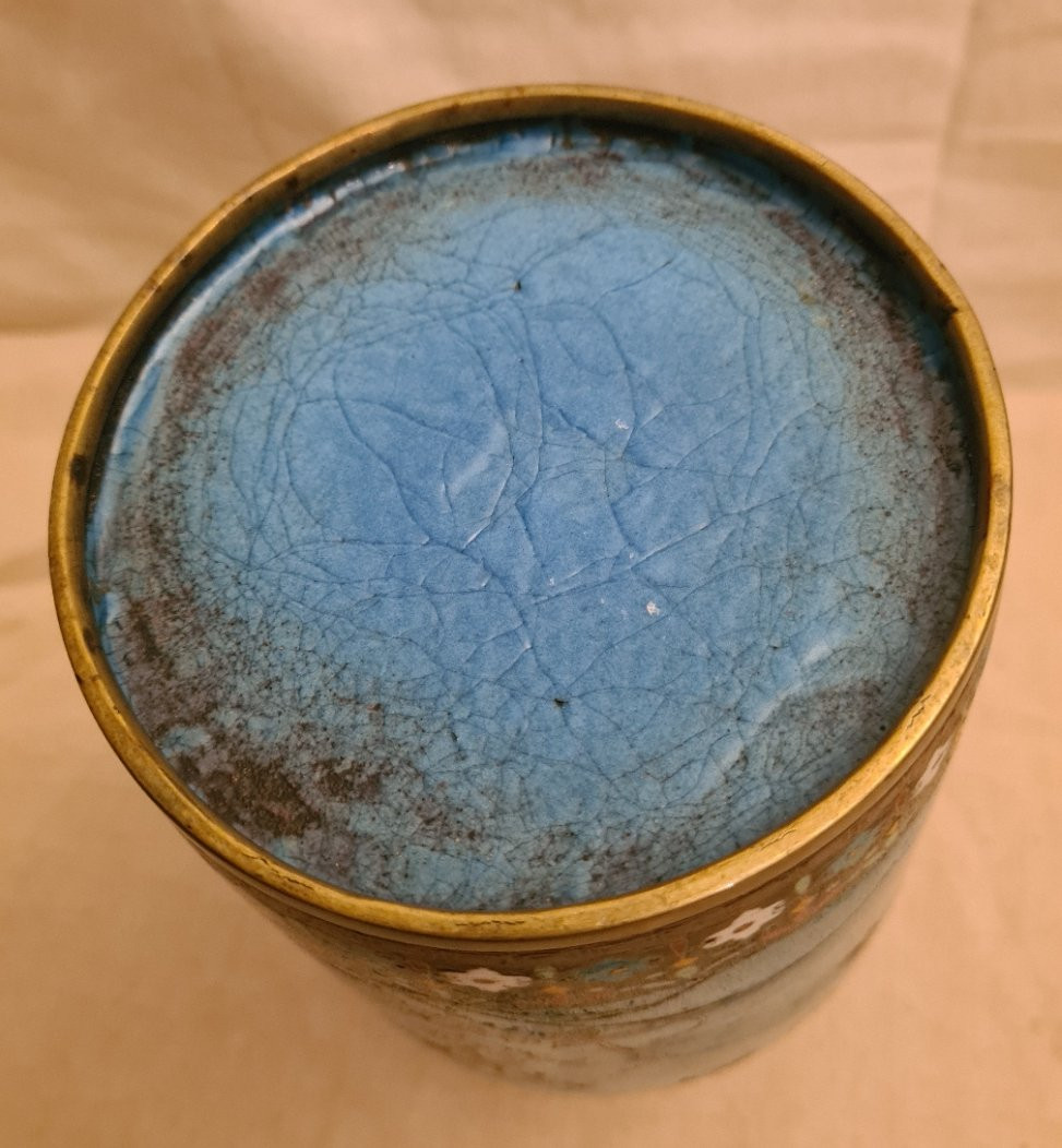 Vase Cloisonné Japon-photo-3