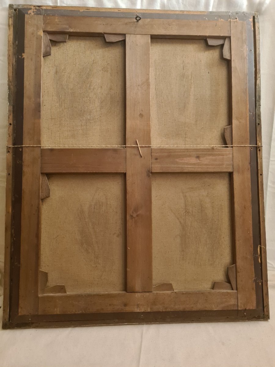 Large 18th Century Quality Portrait Of A Woman -photo-4