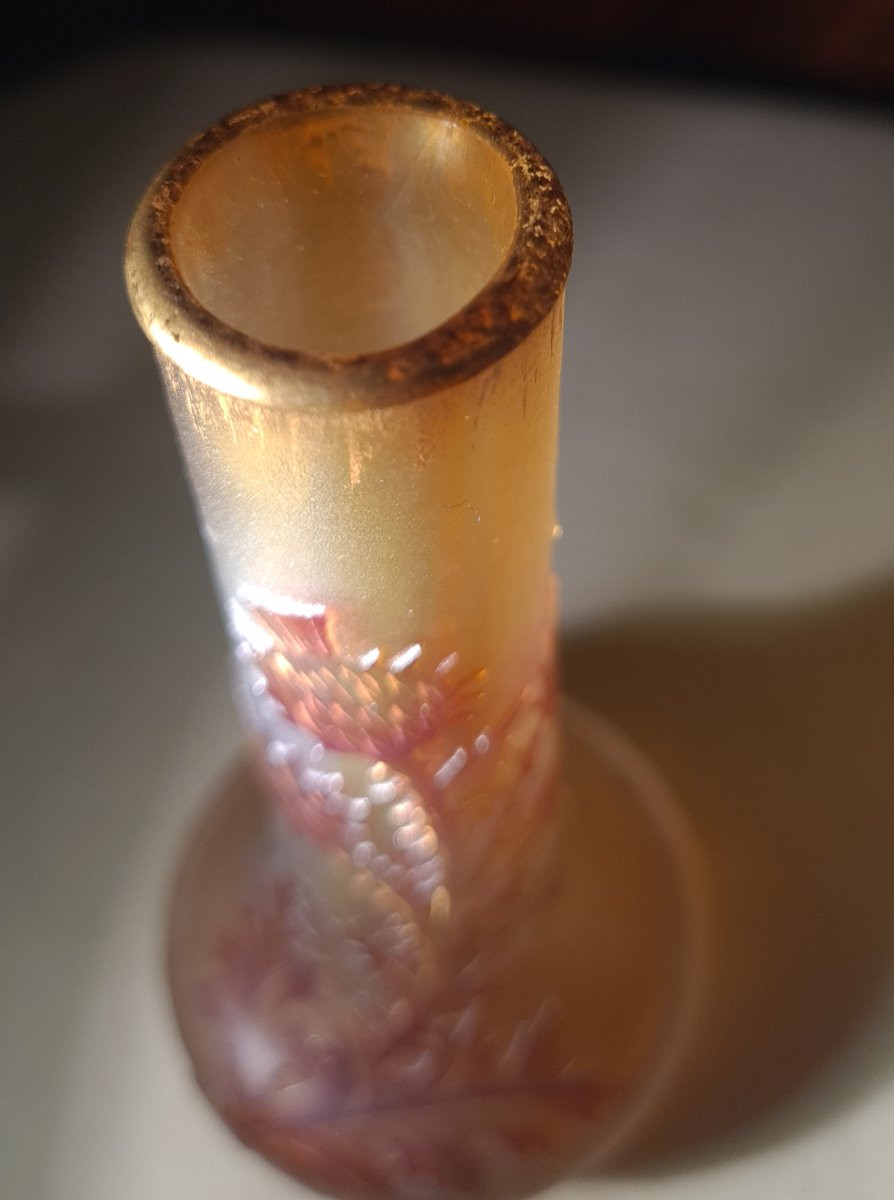 Vase Daum aux chardons-photo-5