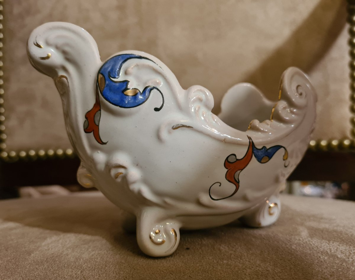 Earthenware In The Shape Of A Clog By Emile Gallé In Nancy-photo-4