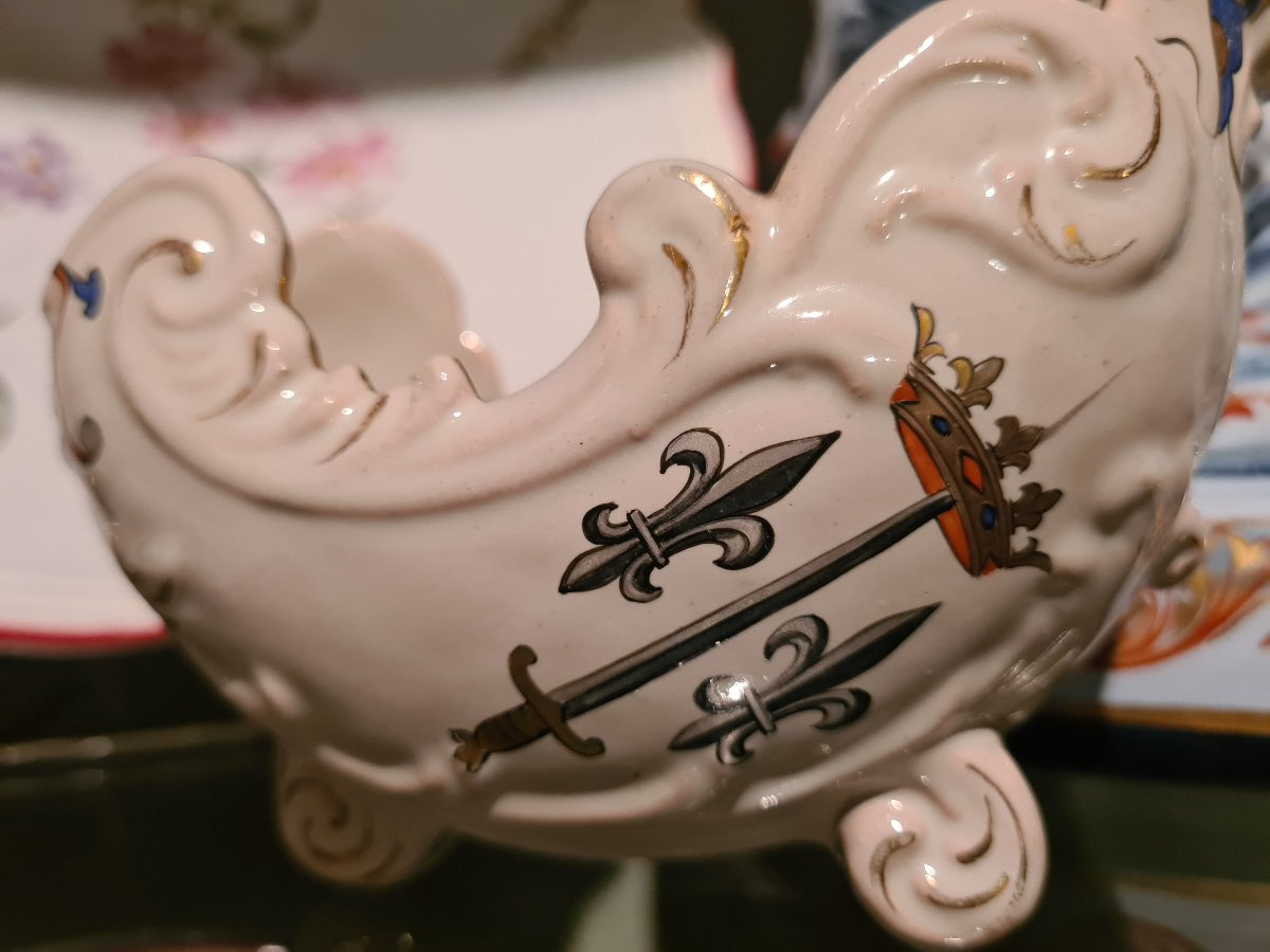 Earthenware In The Shape Of A Clog By Emile Gallé In Nancy-photo-3