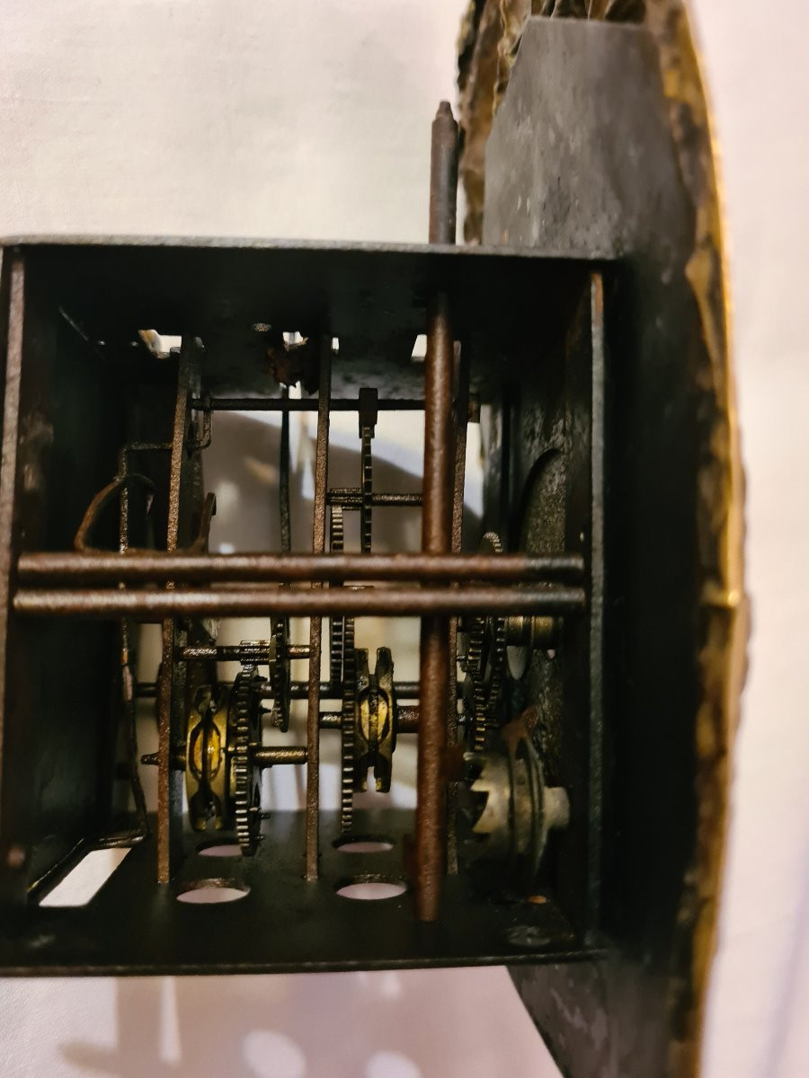 Miniature Comtoise Clock, 19th Century, Bailly-maitre, Morez (jura)-photo-6