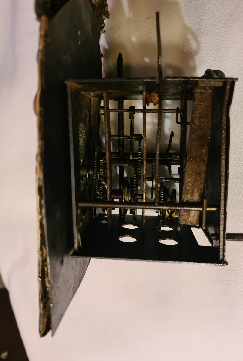 Miniature Comtoise Clock, 19th Century, Bailly-maitre, Morez (jura)-photo-8