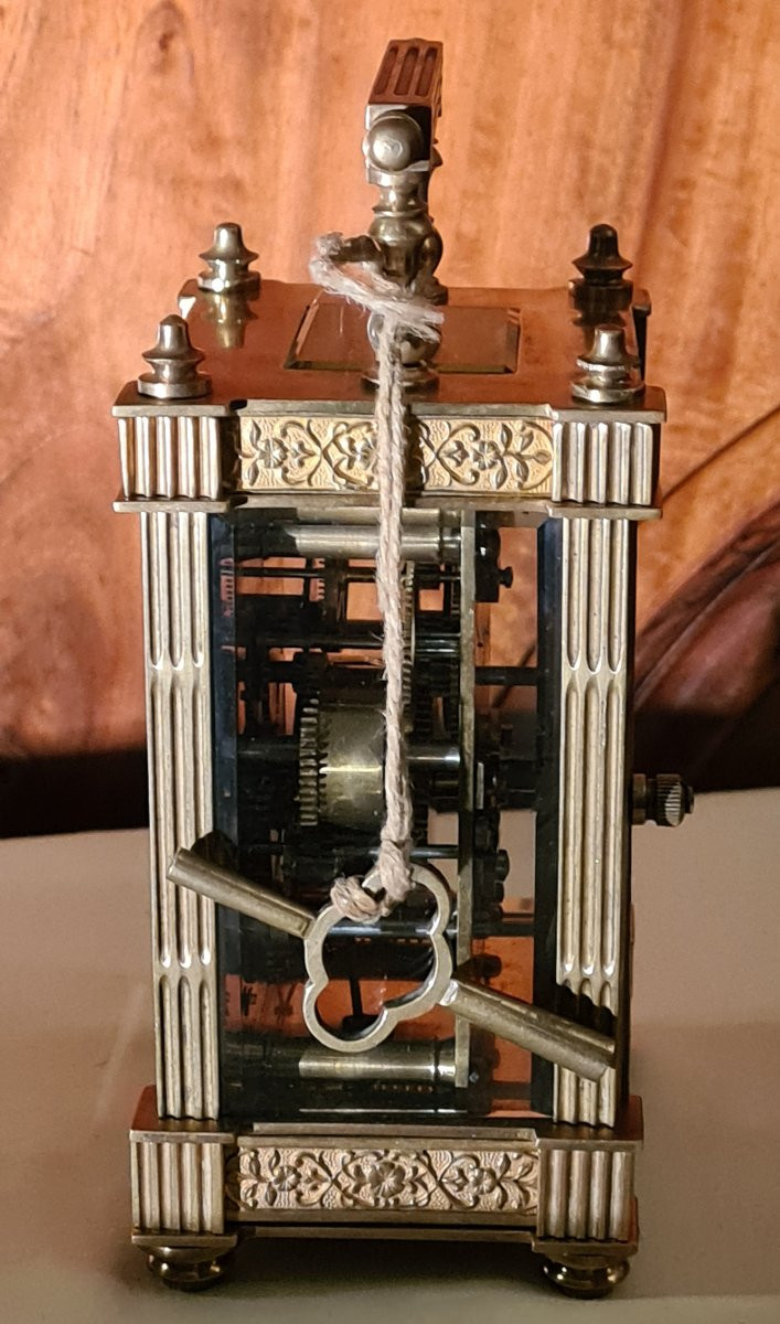 Pendulette d'Officier 19 éme à sonnerie-photo-6