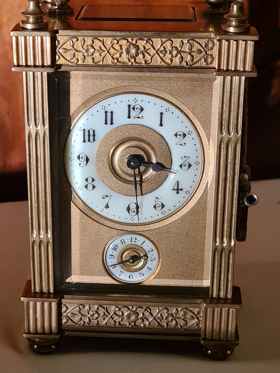 Pendulette d'Officier 19 éme à sonnerie-photo-8