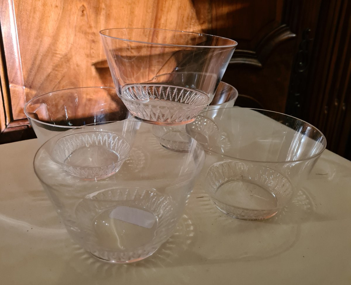 5 Bols modèle Bourgueil signé René Lalique-photo-6
