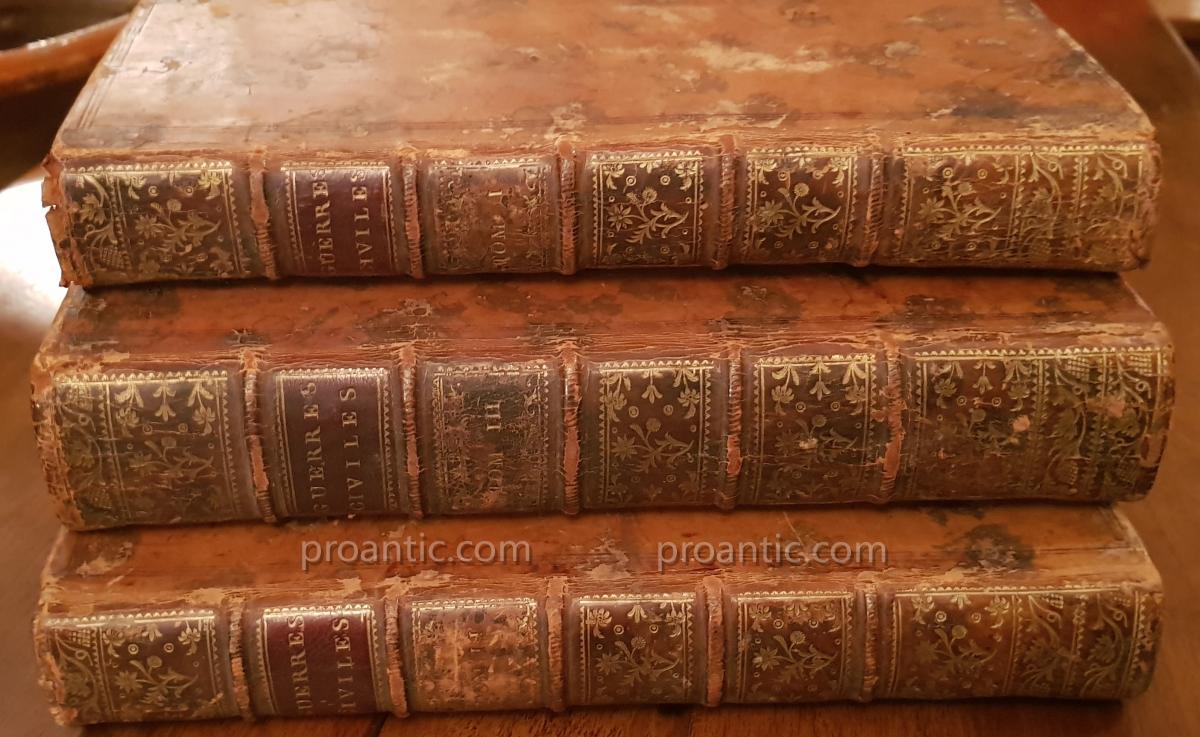 Livres Anciens Histoire De Guerres Civiles De France ( Davila)-photo-2