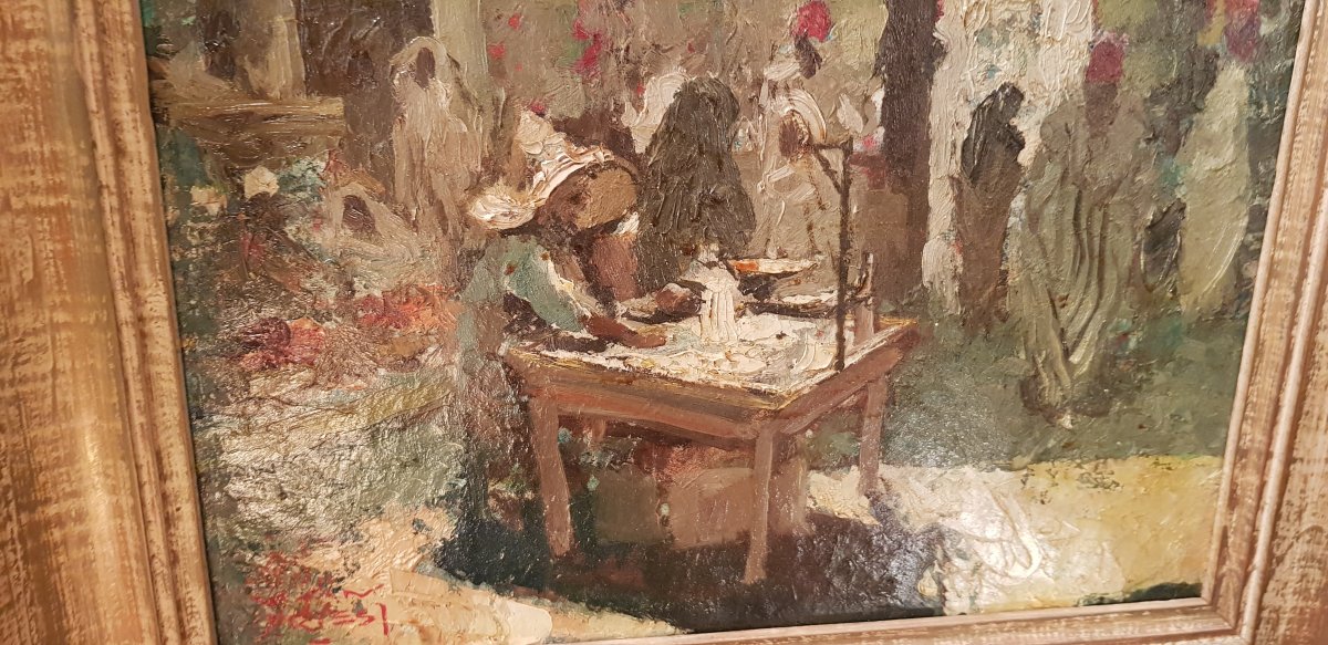 Tableau Orientaliste De Dick Van Driest-photo-2