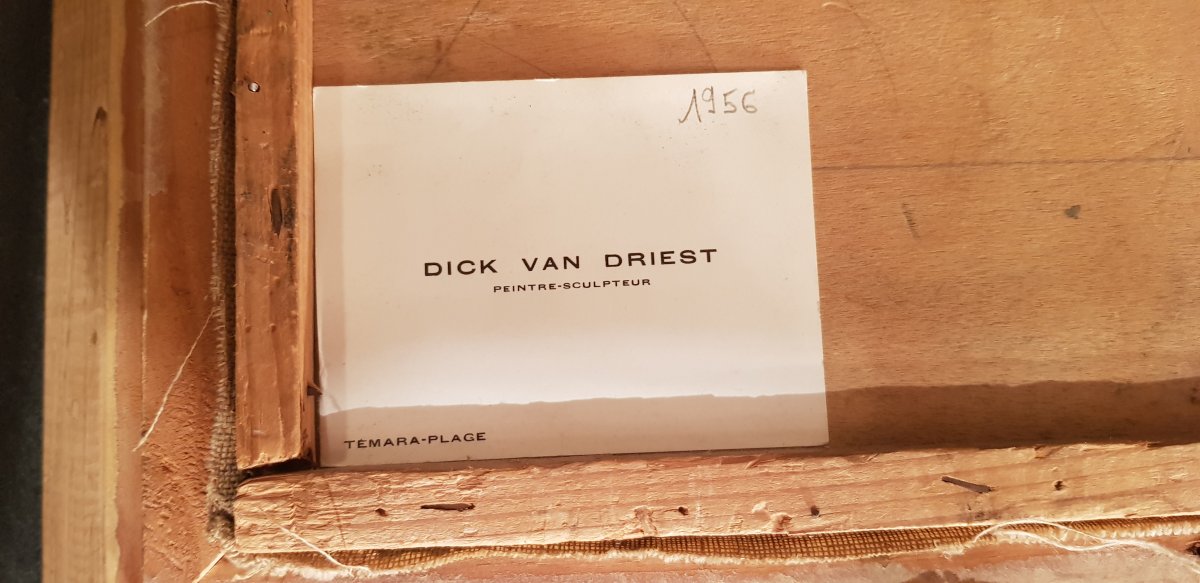 Tableau Orientaliste De Dick Van Driest-photo-6