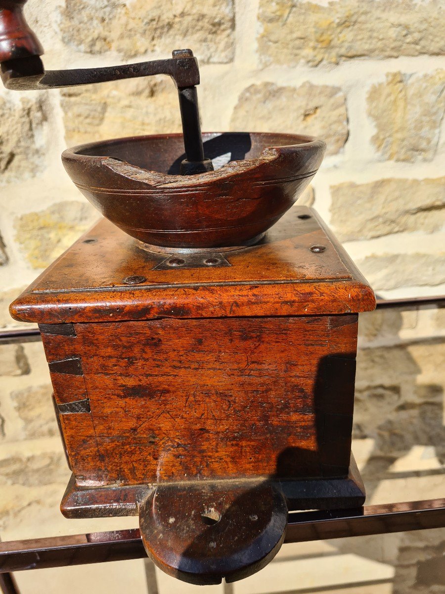 Very Big Coffee Grinder Early 19th-photo-4