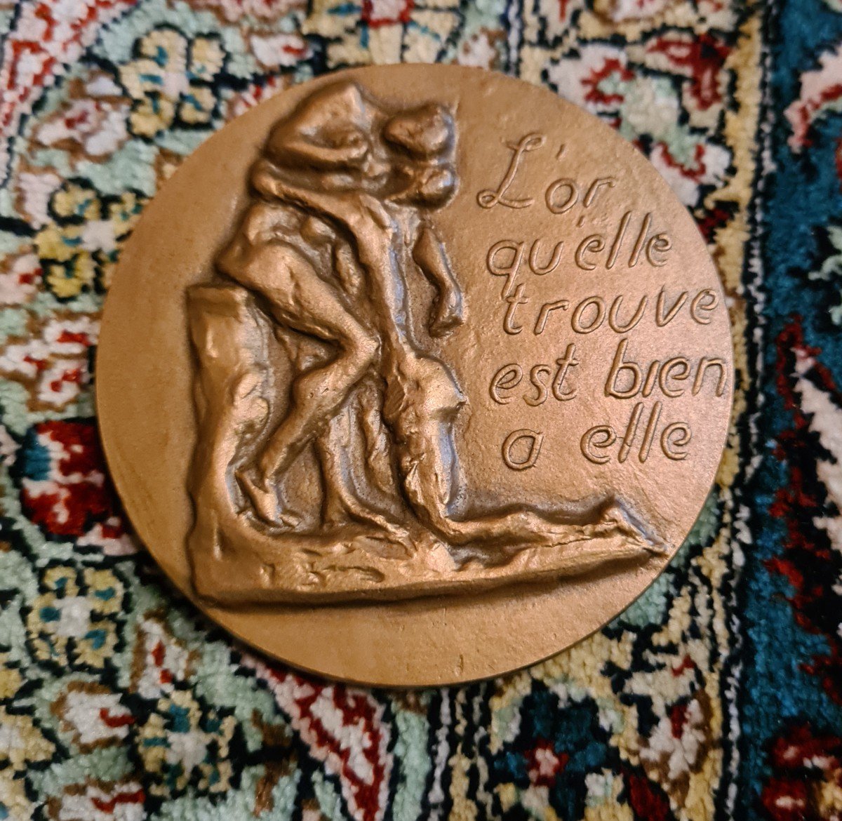 Médaille En Bronze Camille Claudel-photo-4