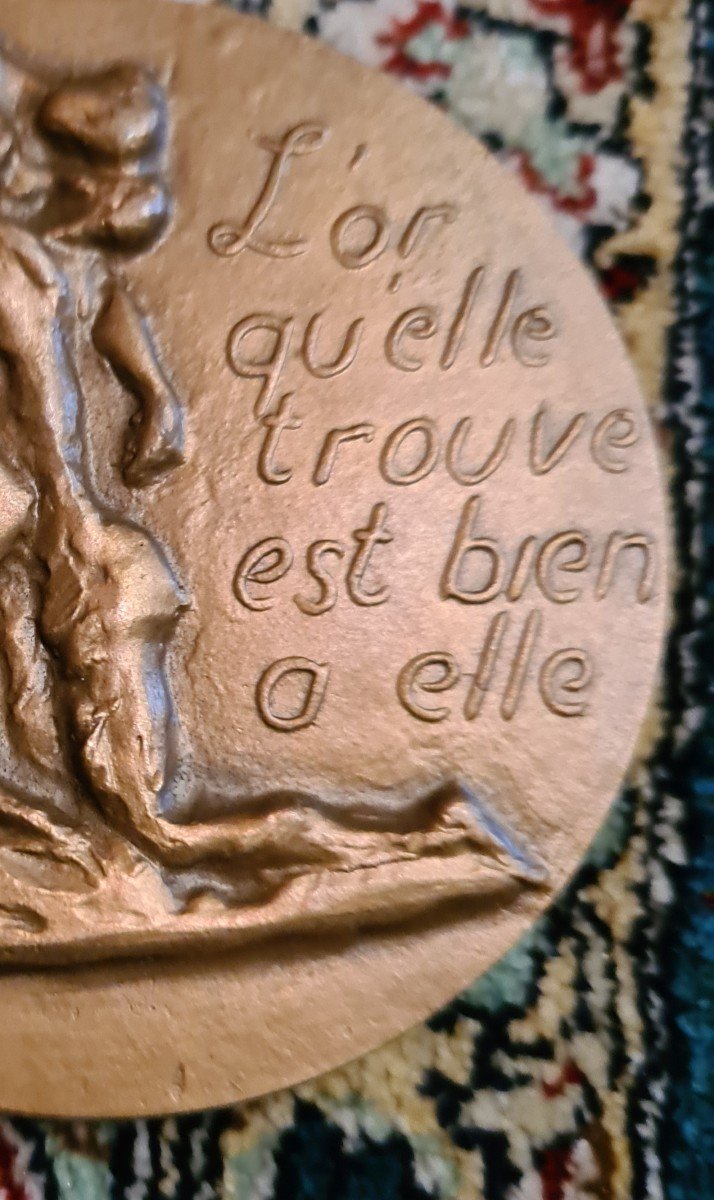 Médaille En Bronze Camille Claudel-photo-7