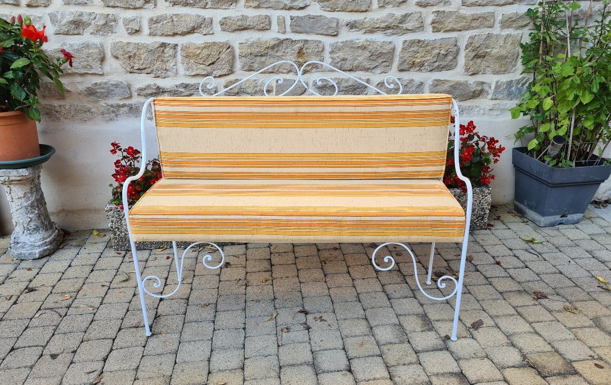 Banquette De Jardin En Fer Forgé