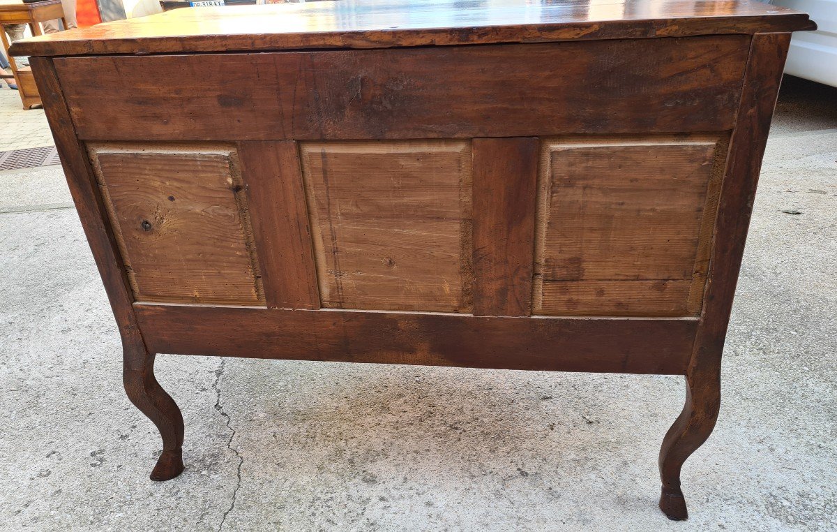 Provencal Chest Of Drawers In Walnut 18th-photo-4
