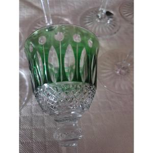Saint Louis 1928 – Suite 12 Roemers Tommy Cristal 6 Couleurs Doublées