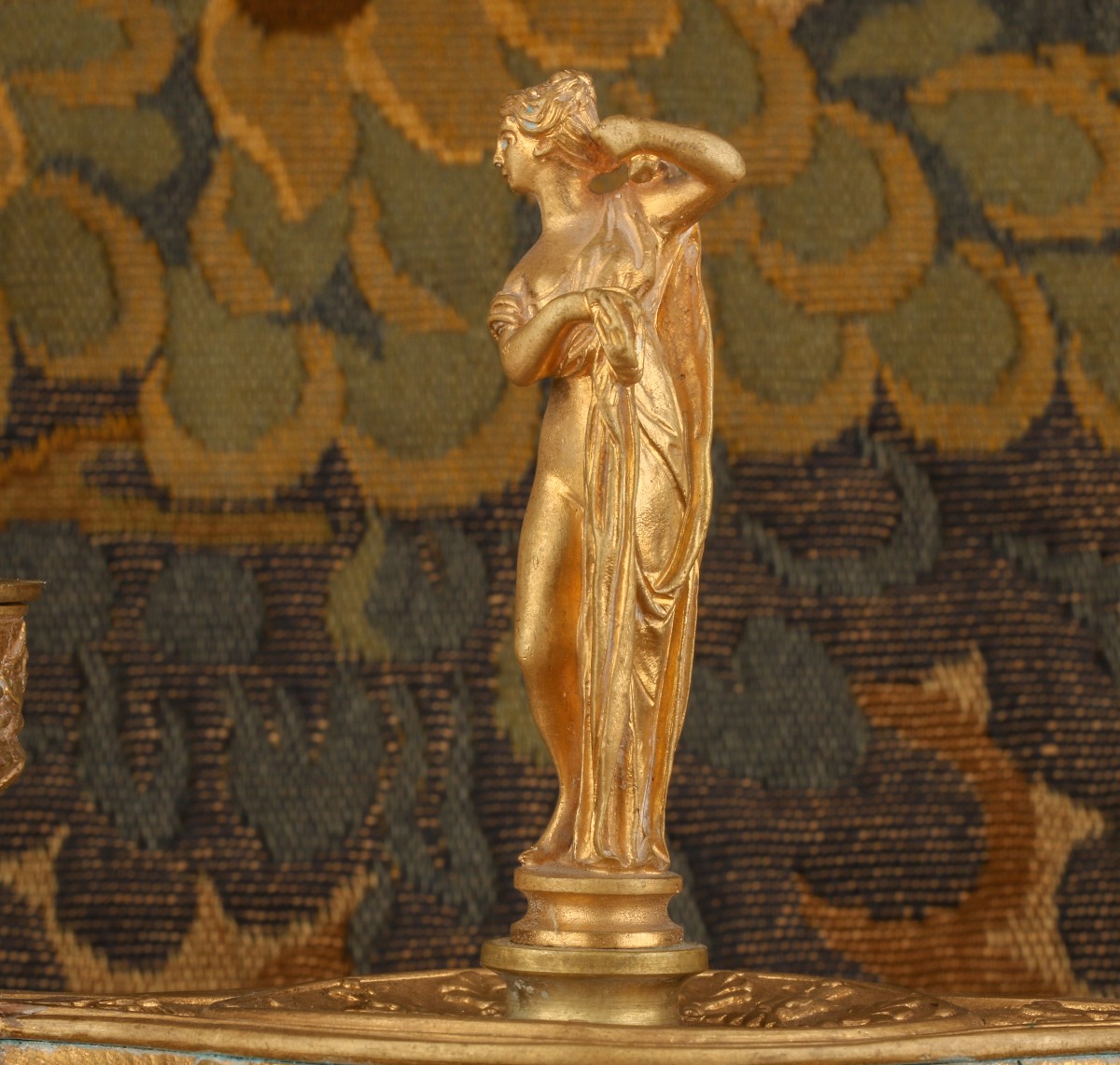 Gilded Bronze Candle Holder-photo-5
