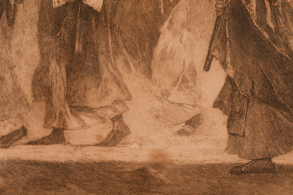 Grande gravure d'après Benjamin Constant-photo-2