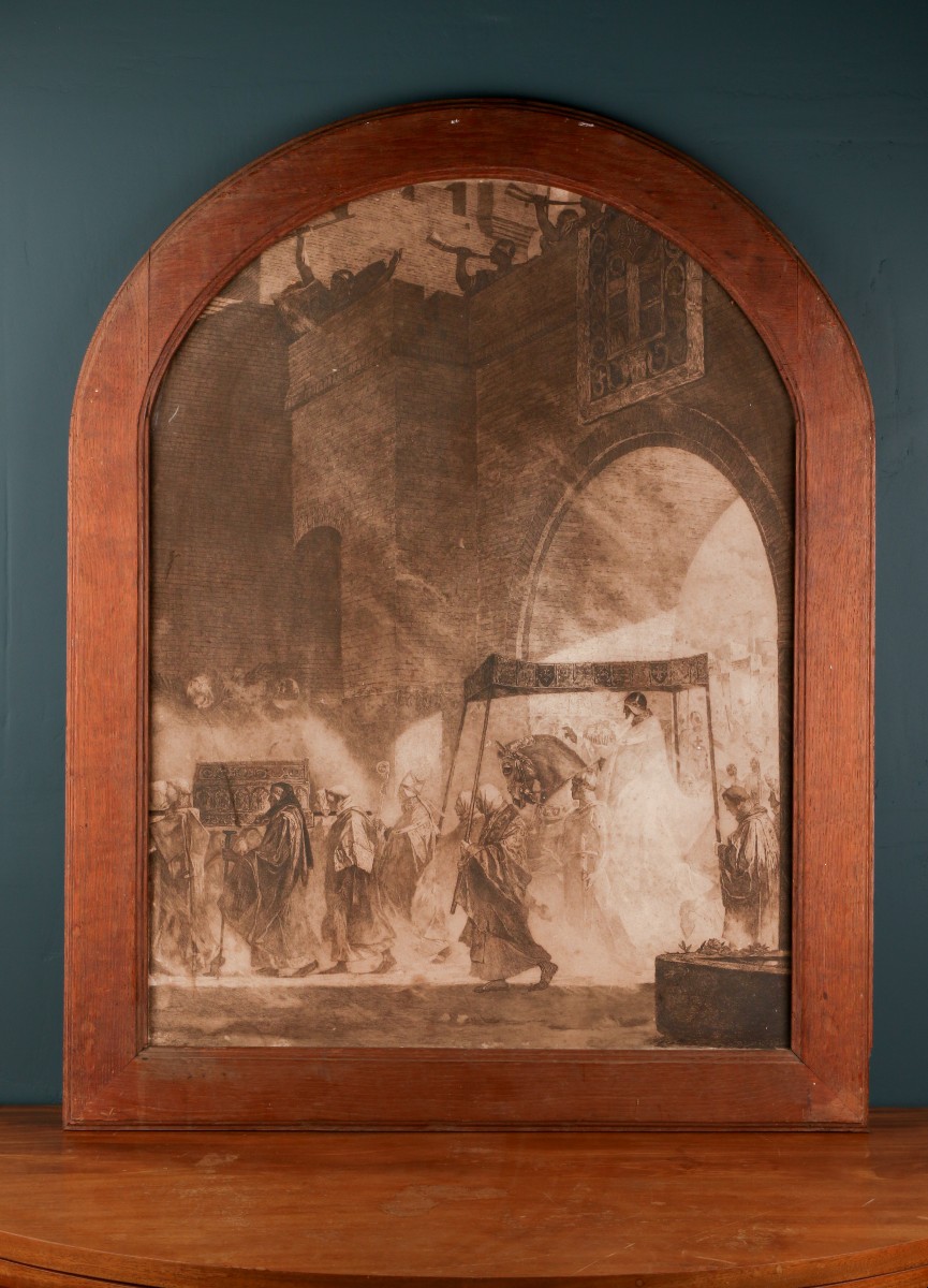 Grande gravure d'après Benjamin Constant