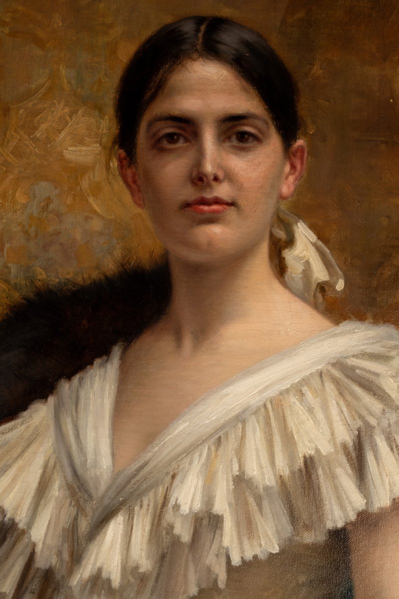 Portrait Of A Young Woman Of Quality -photo-3